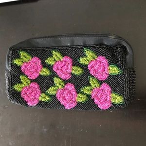 Barbie Fao Schwartz Beaded Cosmetic Bag - image 1